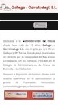 Mobile Screenshot of gallegogorrotxategi.com